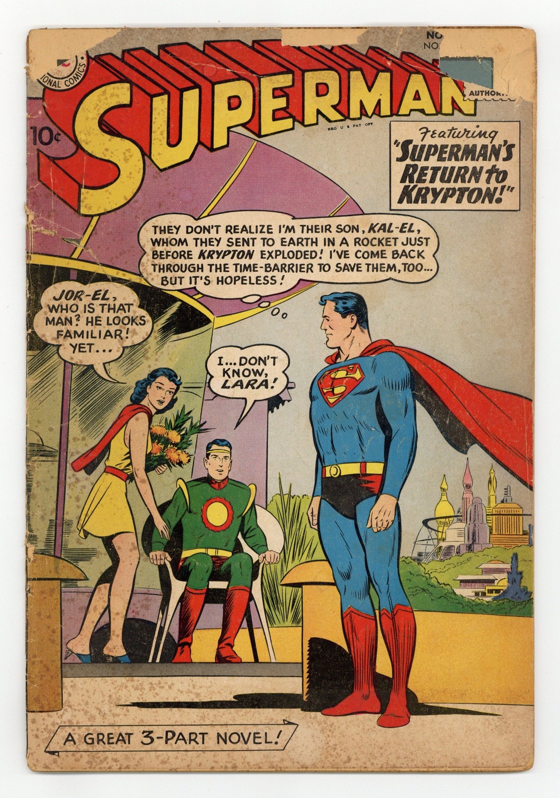 Superman #141 GD 2.0 1960