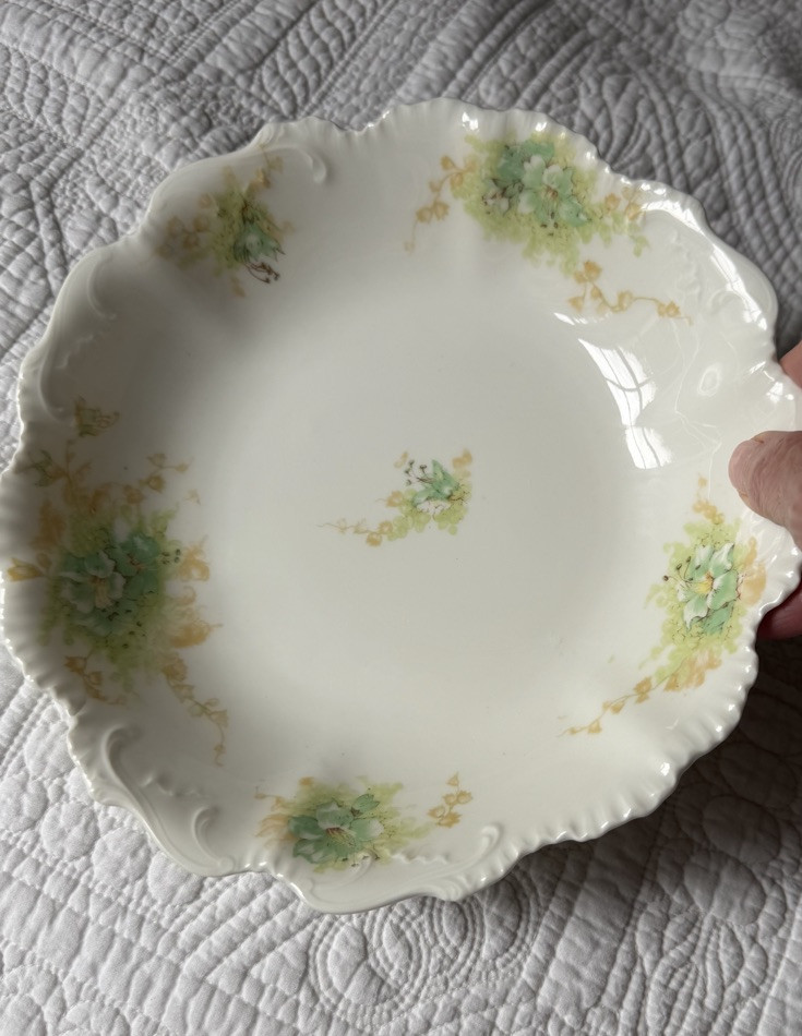 Rare 1903 Antique Theodore Haviland Limoges Fine Porcelain Bowl France 8.5”