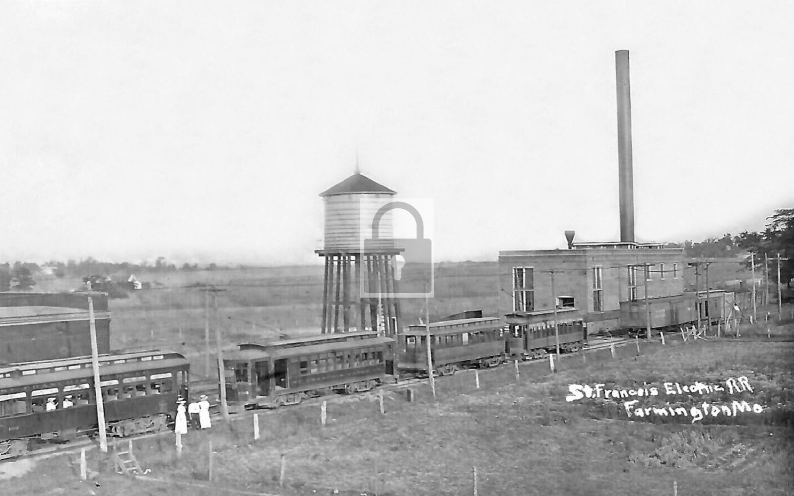 St Francis Electric Railroad Train Farmington Missouri MO - Reprint