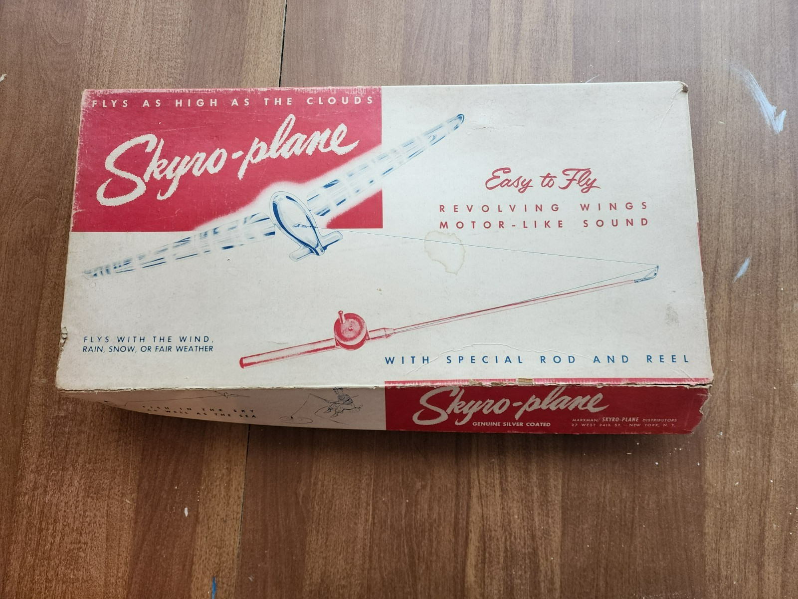Vintage Marxman Skyro-Plane W/ Box