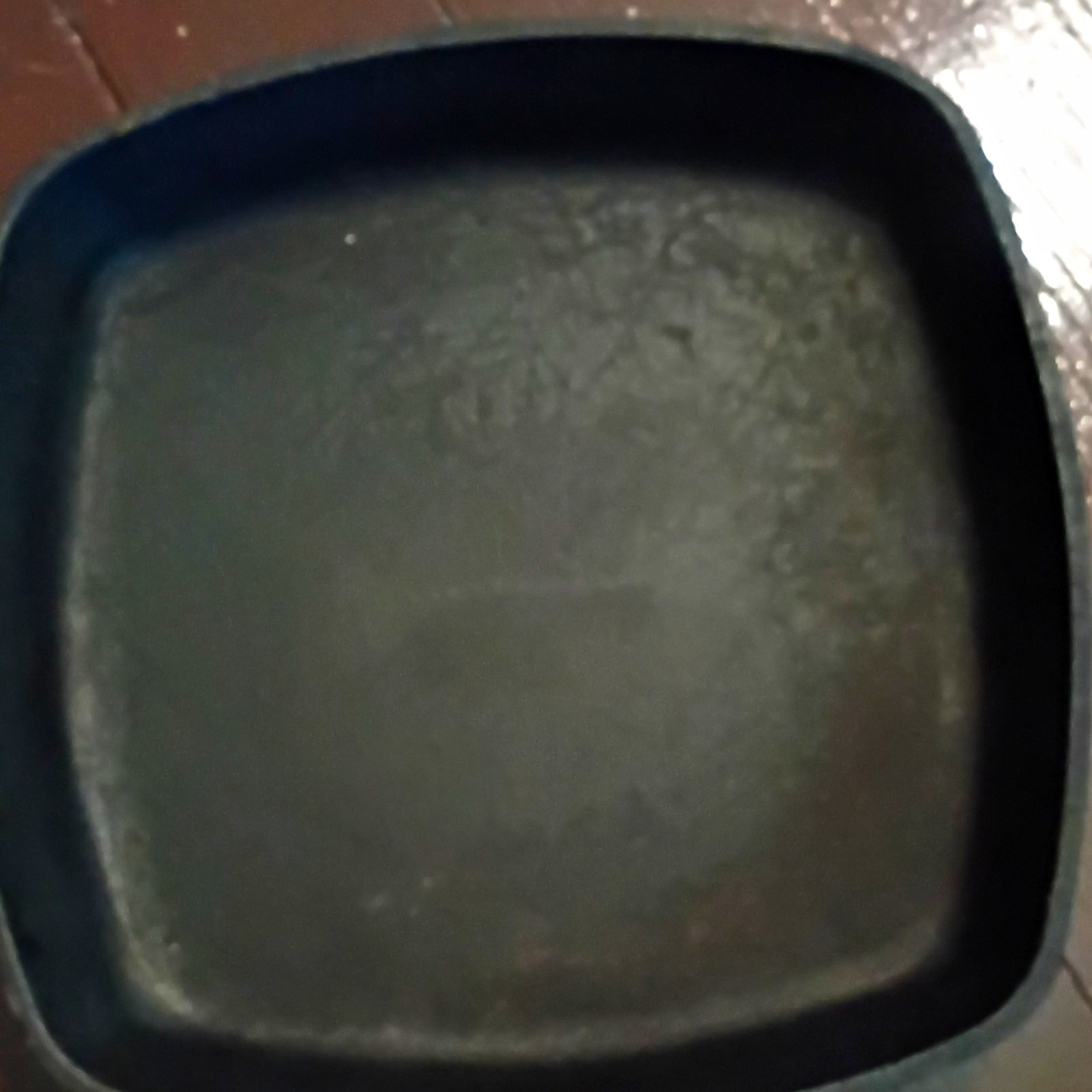 Vintage Cast Iron Square Ashtray Made in USA Heavy Metalware Collectible