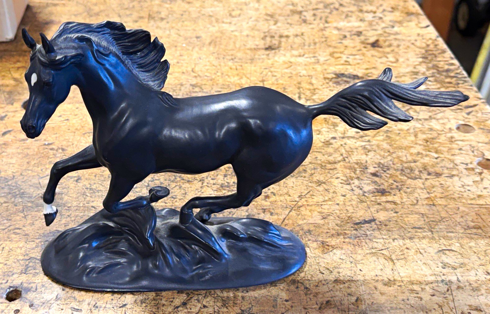 Franklin Mint Black Beauty porcelain horse figure Franklin Mint Black Beauty porcelain horse figure