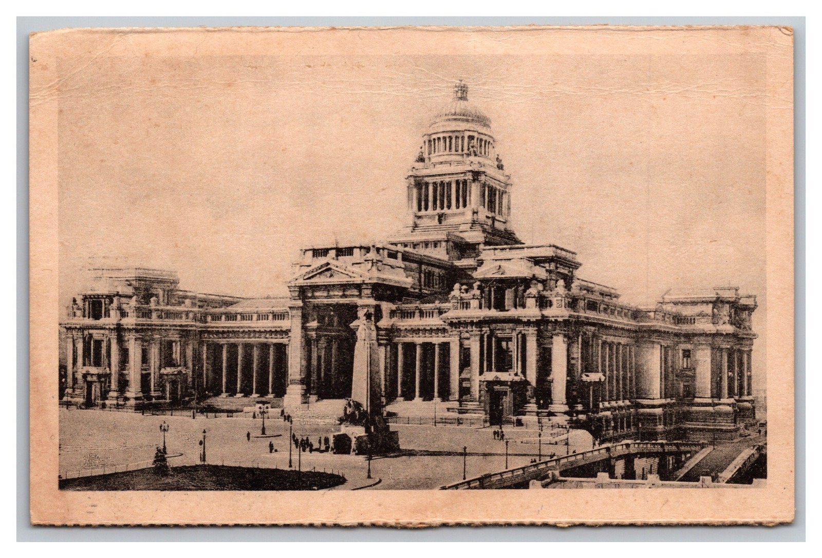 Brussels Belgium Palace Of Justice Postcard