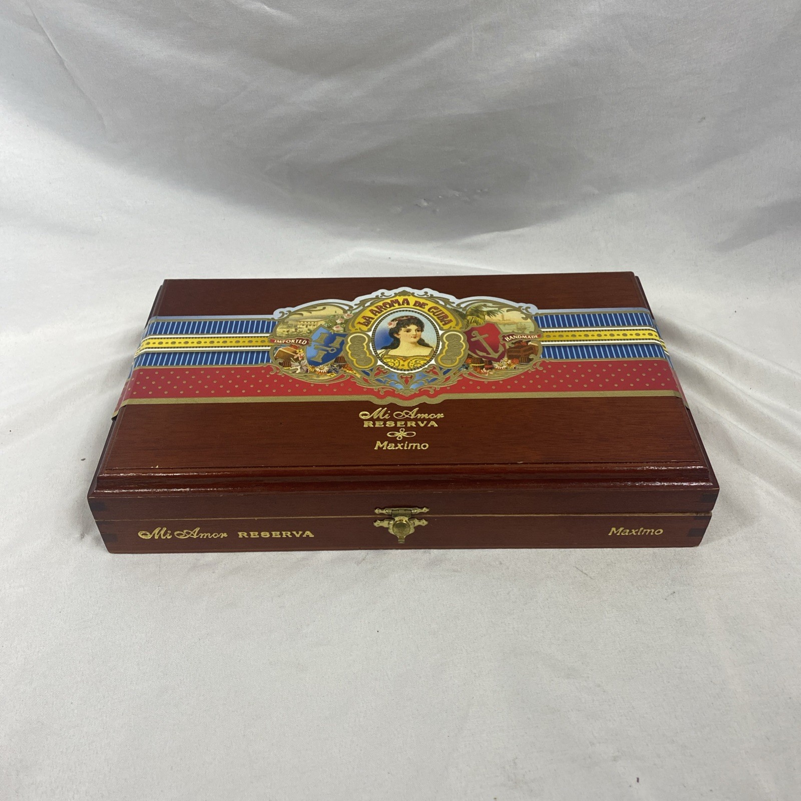 Ashton La Aroma De Cuba Mi Amor Maximo Empty Wood Cigar Box J Garcia