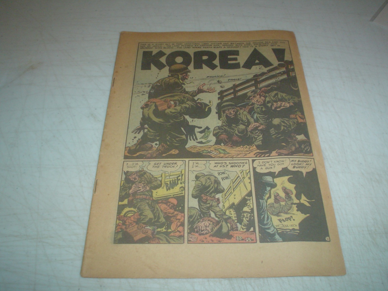 TWO FISTED TALES  # 29  Coverless September 1952 EC Comic