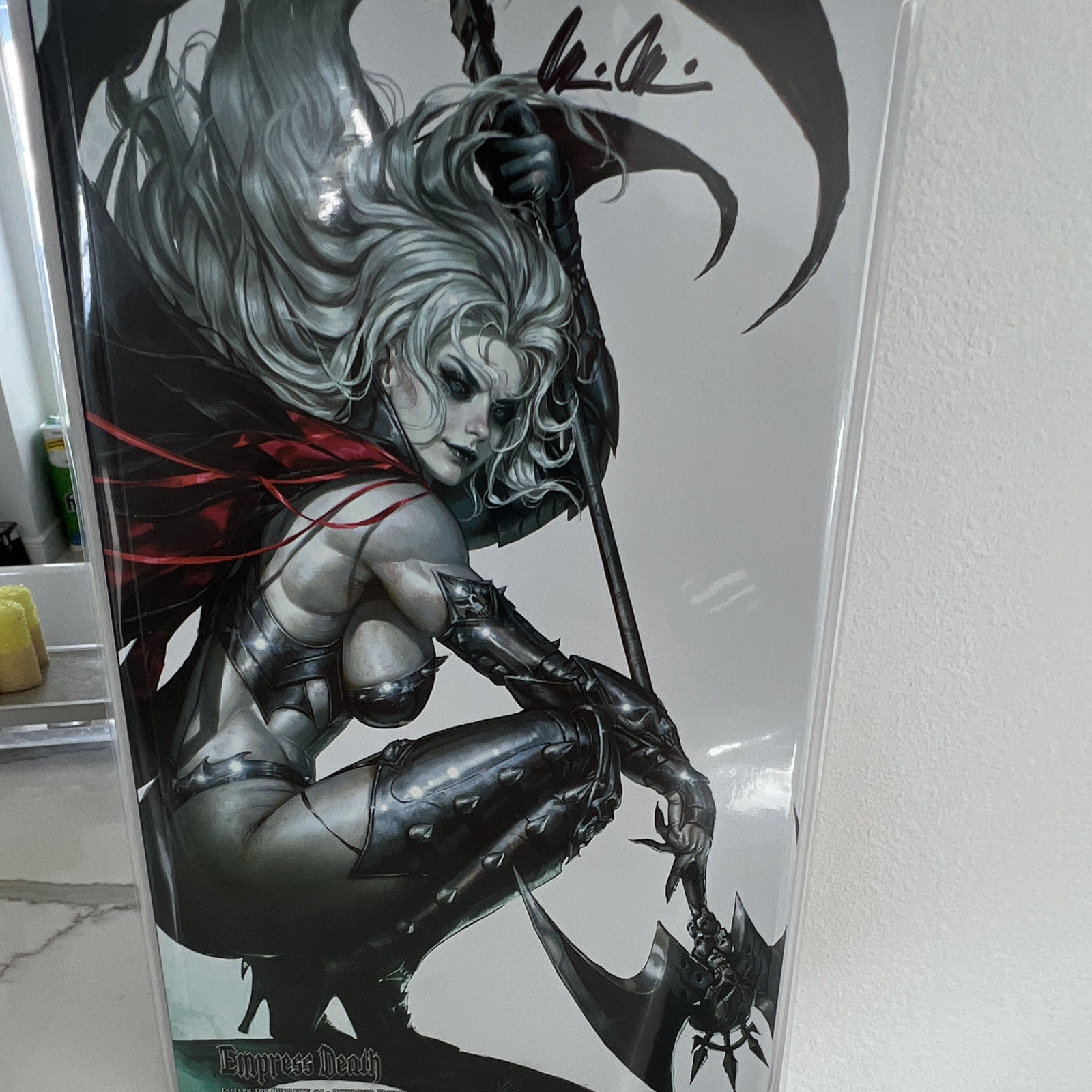 Lady Death- Empress Death Epitaph for Humanity #1 Signed 