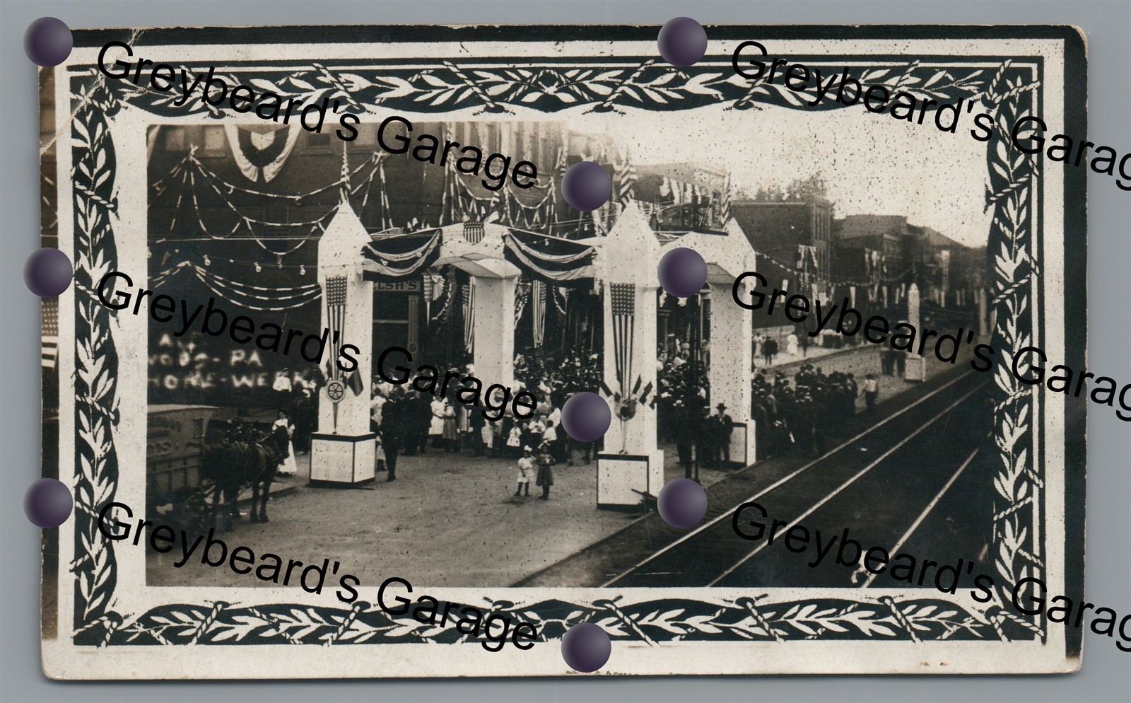 RPPC Old Home Week RENOVO PA Clinton County Pennsylvania Real Photo Postcard