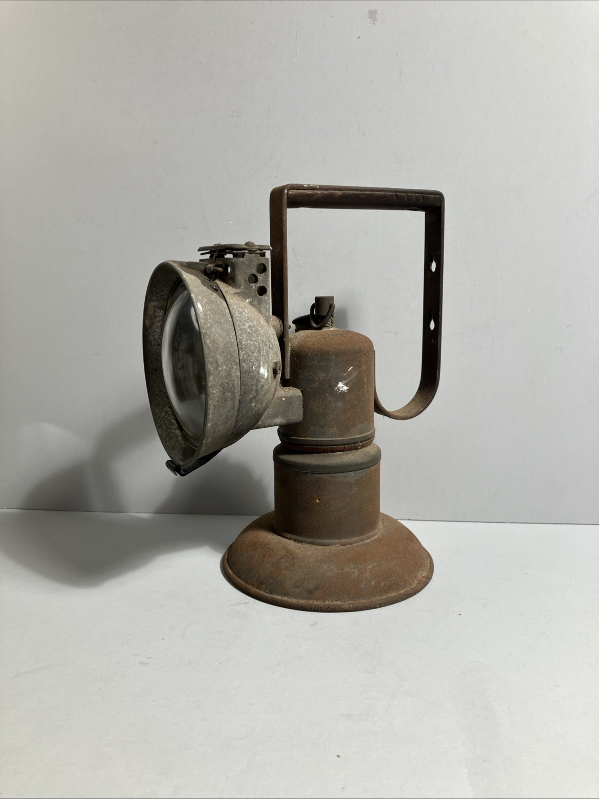 Vintage Oxweld Railroad Carbide Lamp Union Carbide