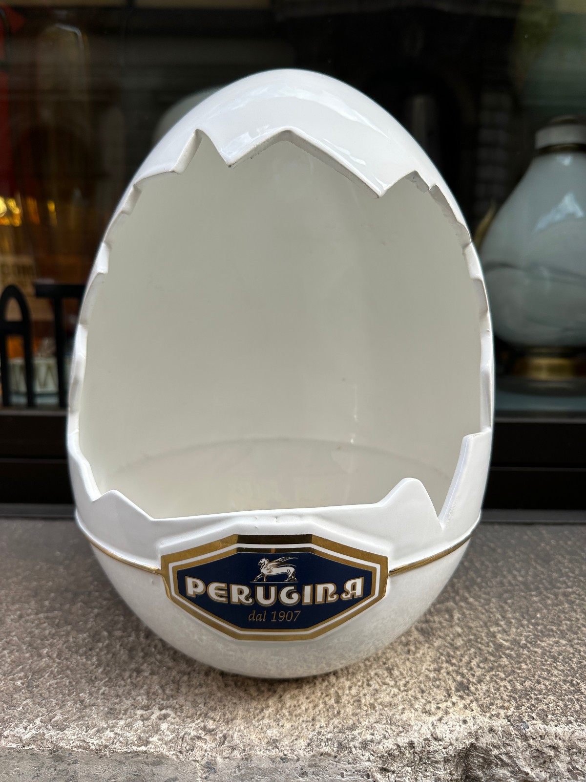 PERUGINA Chocolate Ceramic Advertising Easter Easter Vintage Display