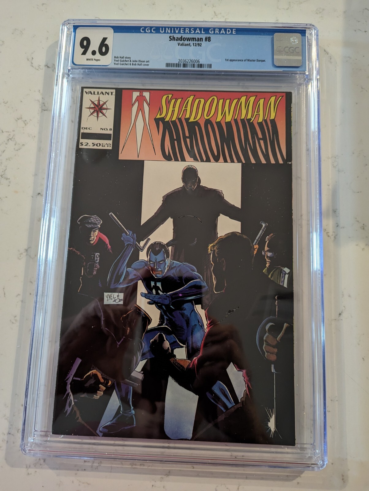 Shadowman #8 CGC 9.6 WHITE Pages 1st Appearance Master Darque