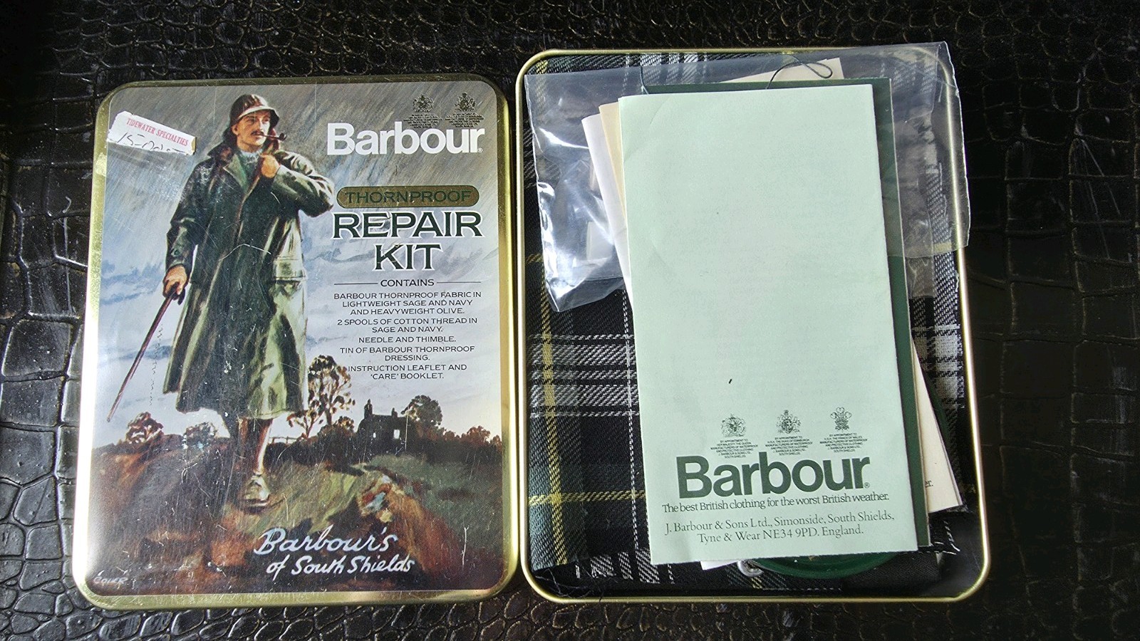 Barbour Thornproof Repair Kit Mint Condition Original Packaging Never Used