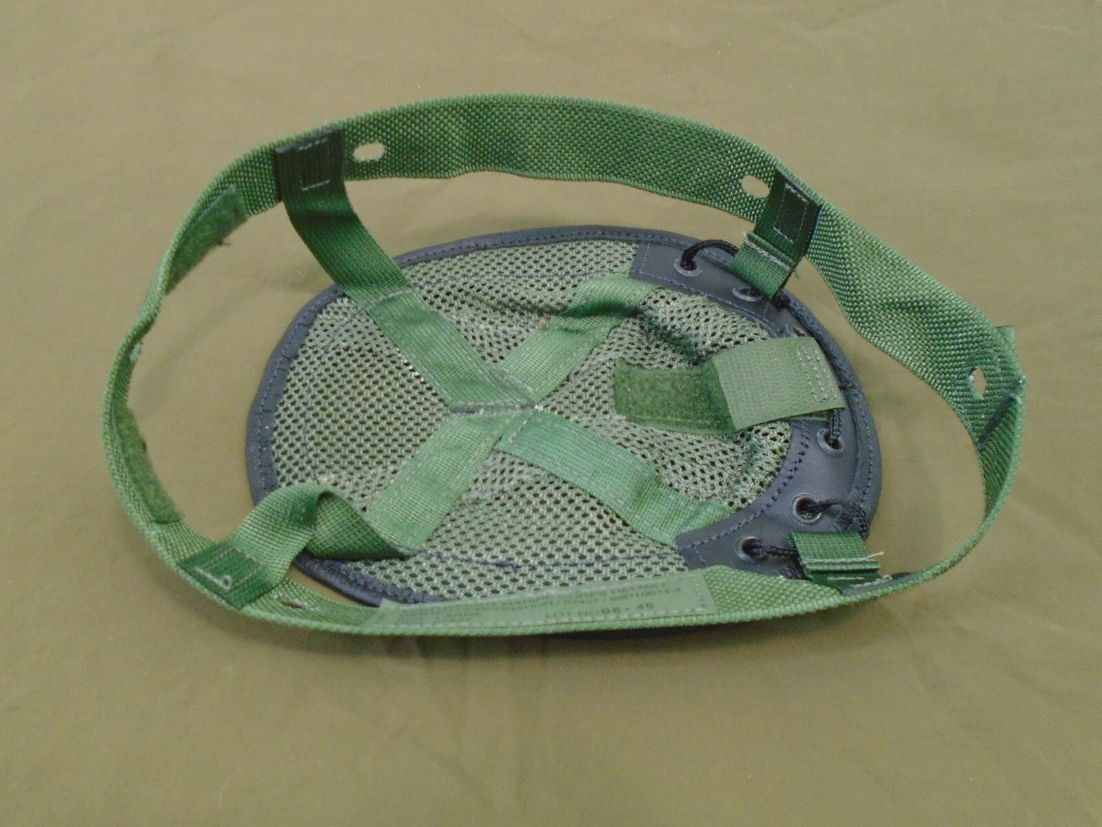 US Military USMC Lightweight LWH PASGT Helmet Suspension Gentex Size Large 196-A
