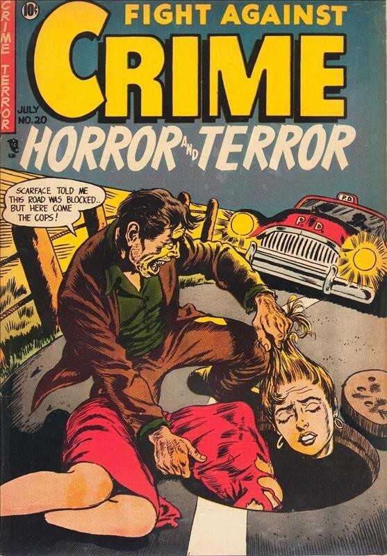 Fight Against Crime #20 Photocopy Comic Book Fight Against Crime #20 Photocopy Comic Book