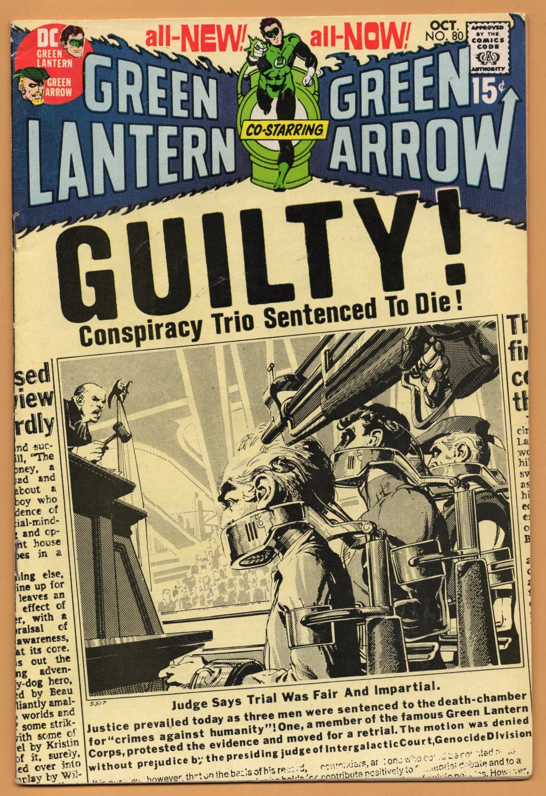 GREEN LANTERN / GREEN ARROW    #80     8.0    VERY FINE