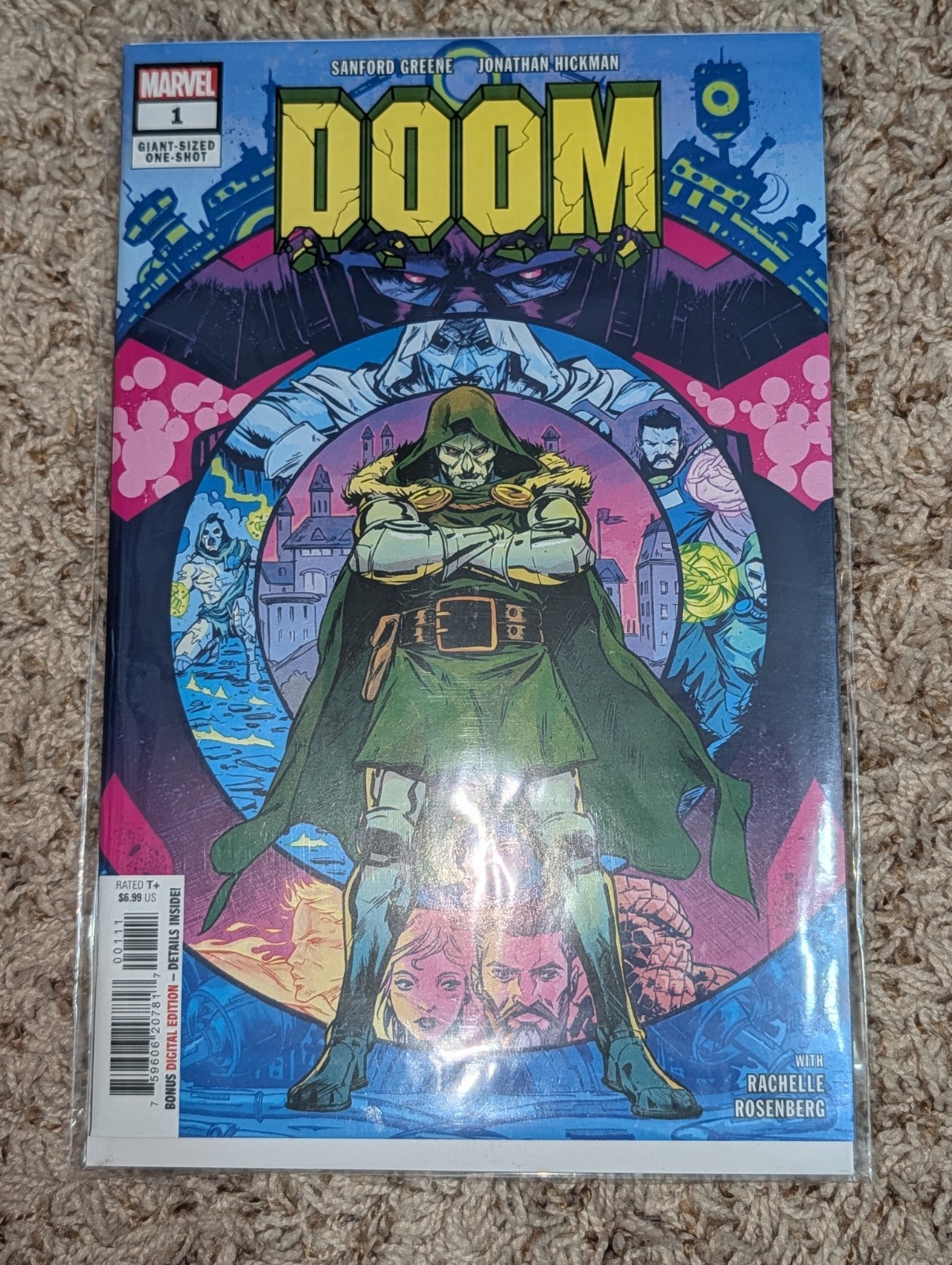 Doom #1 Cover A Giant-Sized One Shot Comics Greene Hickman MF Homage 2024 Doom #1 Cover A Giant-Sized One Shot Comics Greene Hickman MF Homage 2024