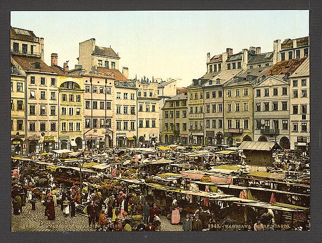 Photo:[Old part of town, Warsaw, Russia (i.e. Warsaw, Poland)]