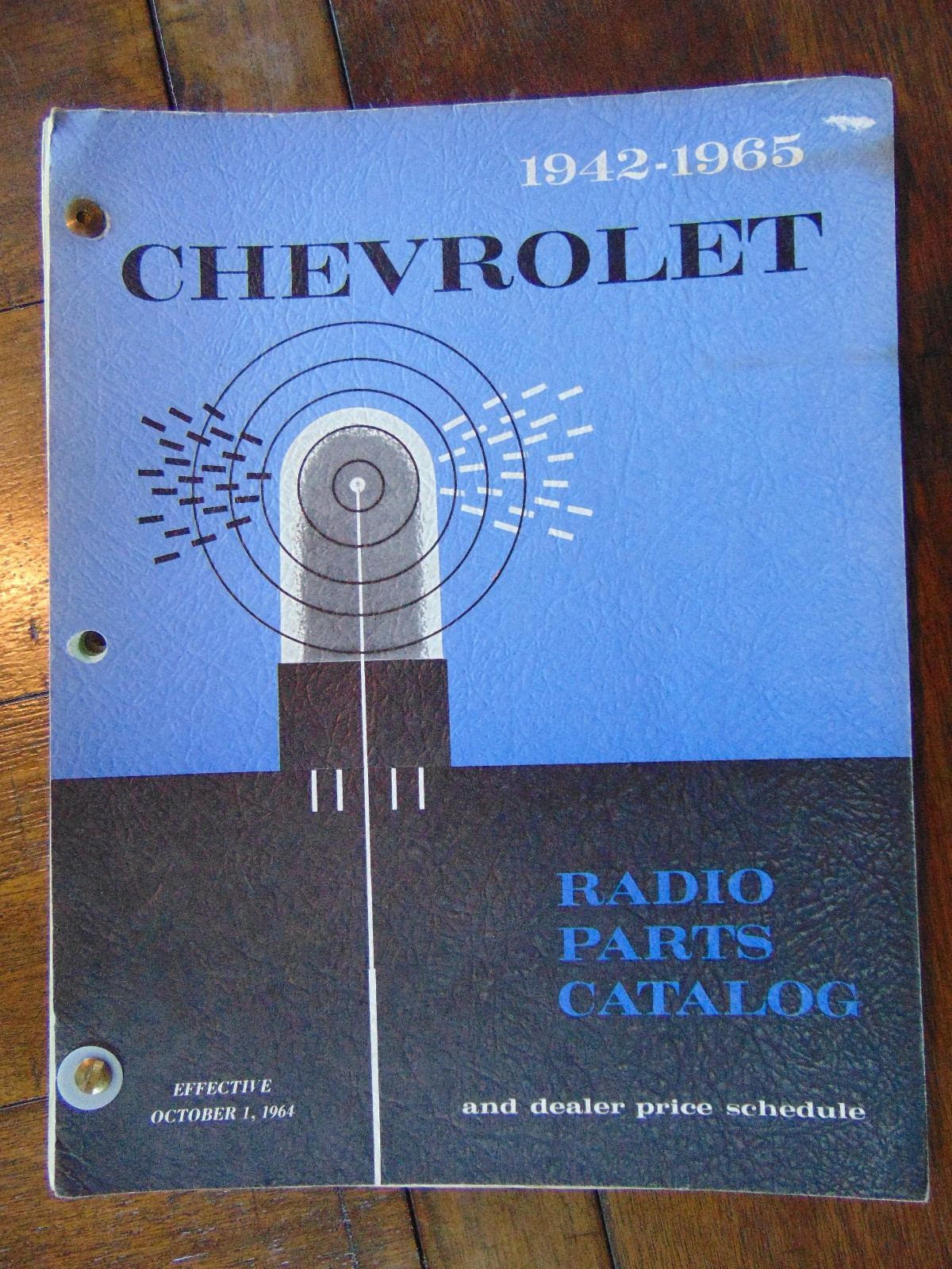 Vintage Original 1965 Chevrolet Radio Parts Catalog - 1942-65