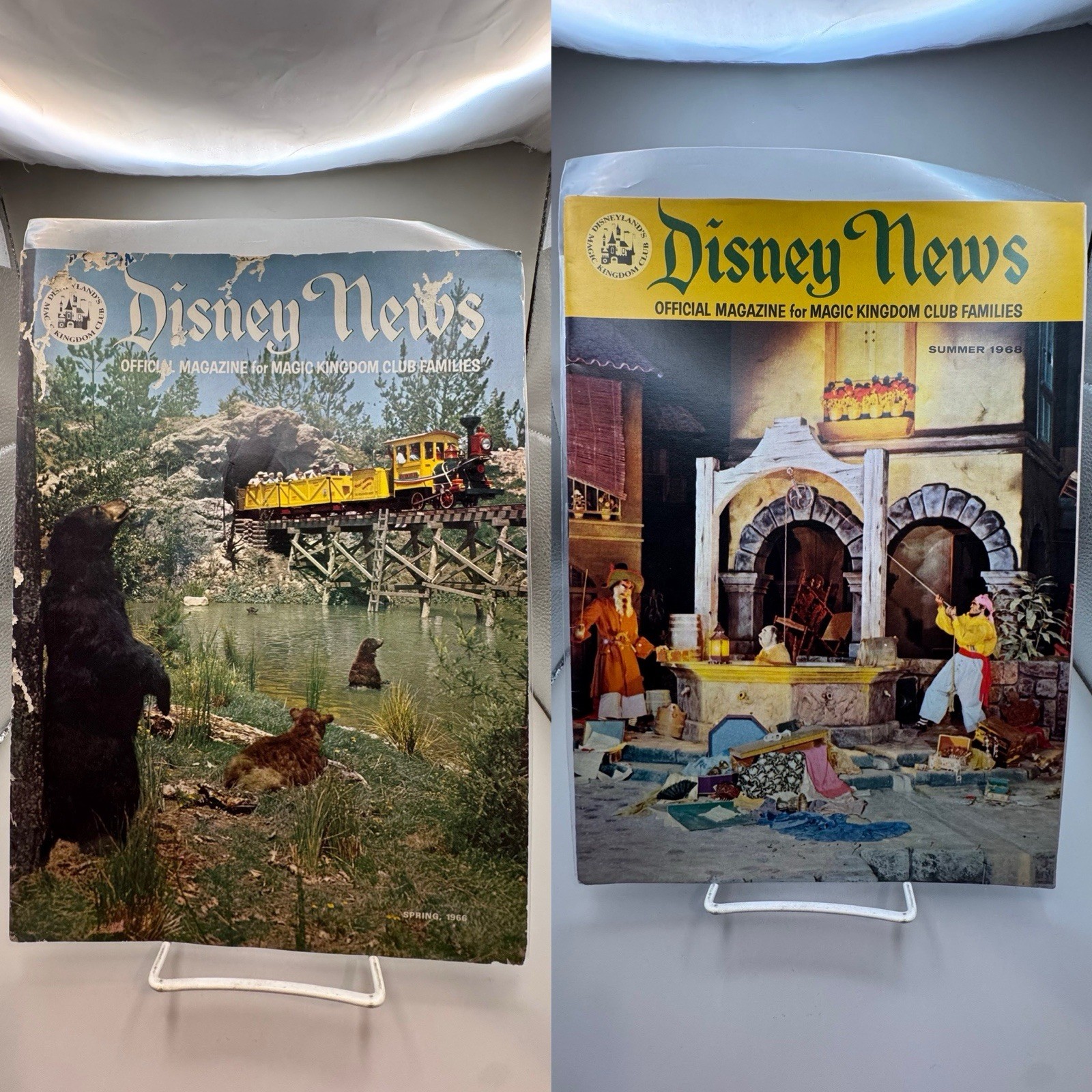 Disney News Magazines 30 Issues 1966-1974 Fair To Good Condition