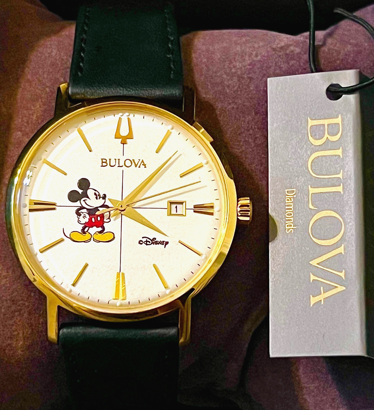 Bulova Disney Mickey Mouse Watch | 40mm | Date | New Battery | Complete Set Bulova Disney Mickey Mouse Watch | 40mm | Date | New Battery | Complete Set