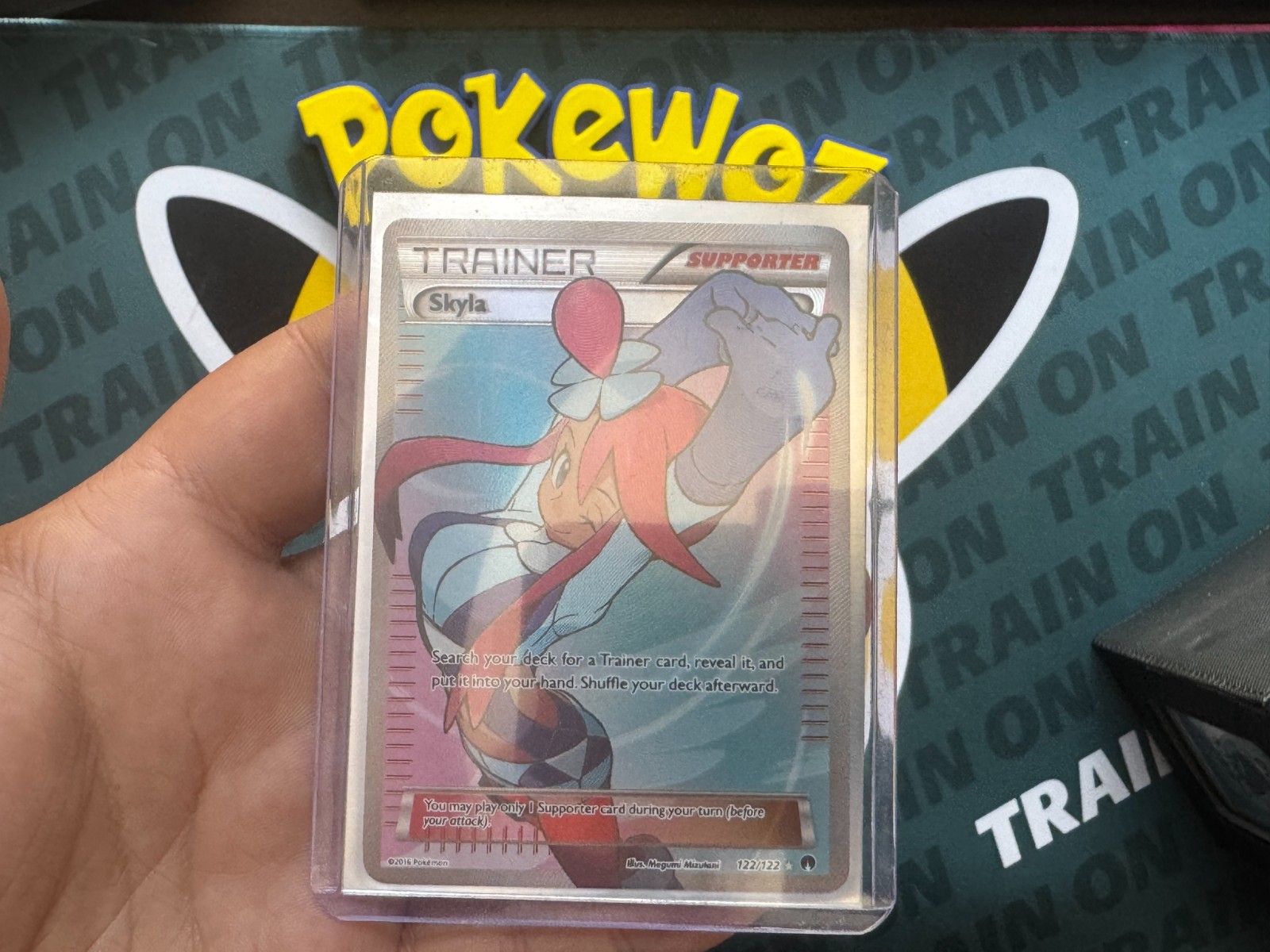 Pokémon TCG Skyla 122/122 XY Breakpoint Full Art Trainer NM/LP