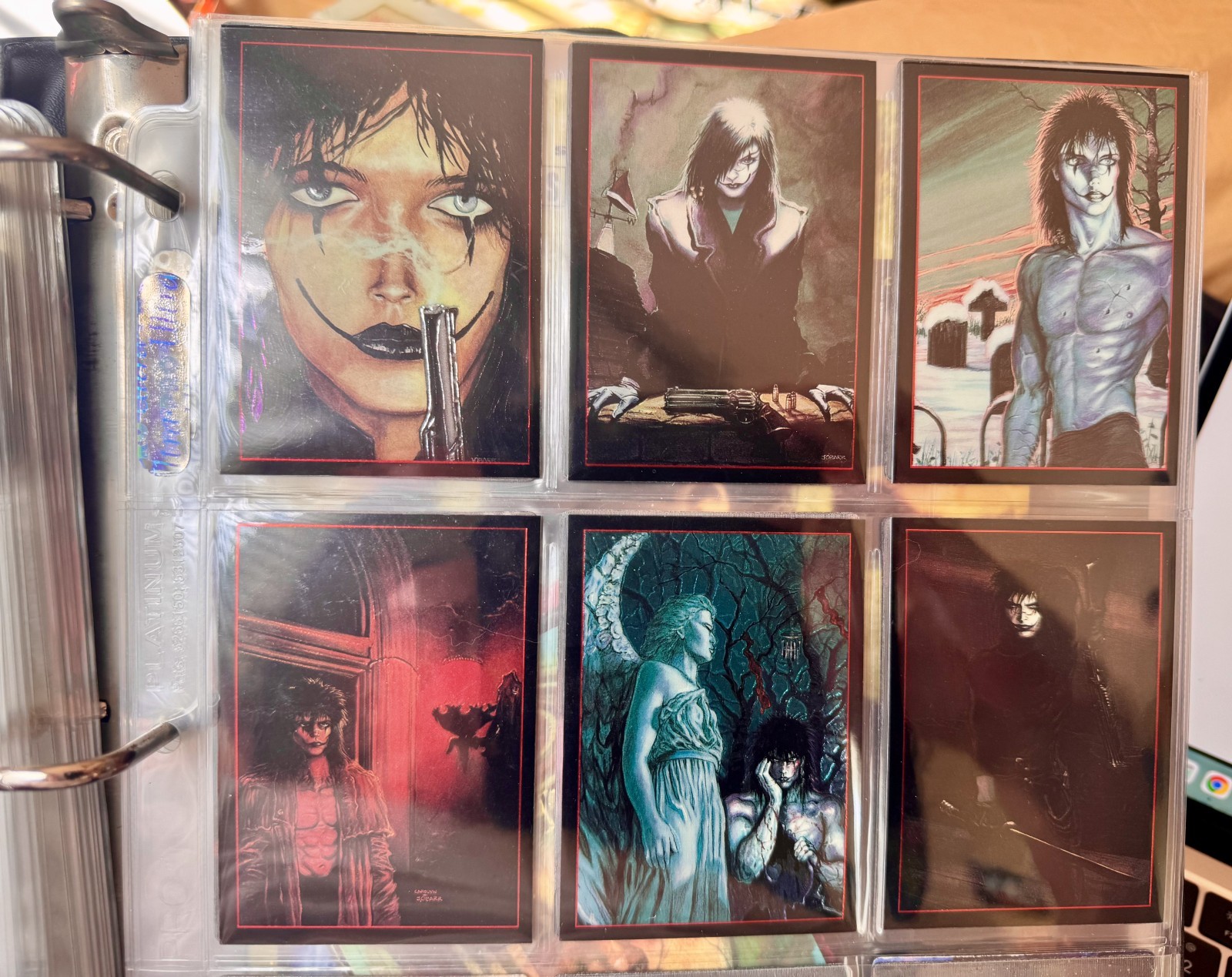 1994 The Crow Chase Card Set Of 6 Crow-Mium Cards C1-C6 James O’Barr Brandon Lee