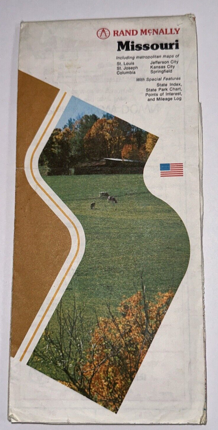 Missouri State Highway Map, c1970\'s, Rand McNally Missouri State Highway Map, c1970\'s, Rand McNally