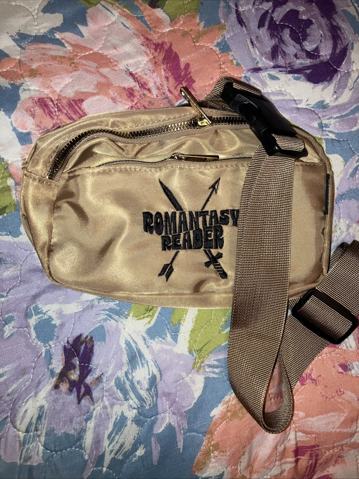 The Bookish Box Blood And Ash Inspired Romantasy Reader Crossbody Belt Bag 9”