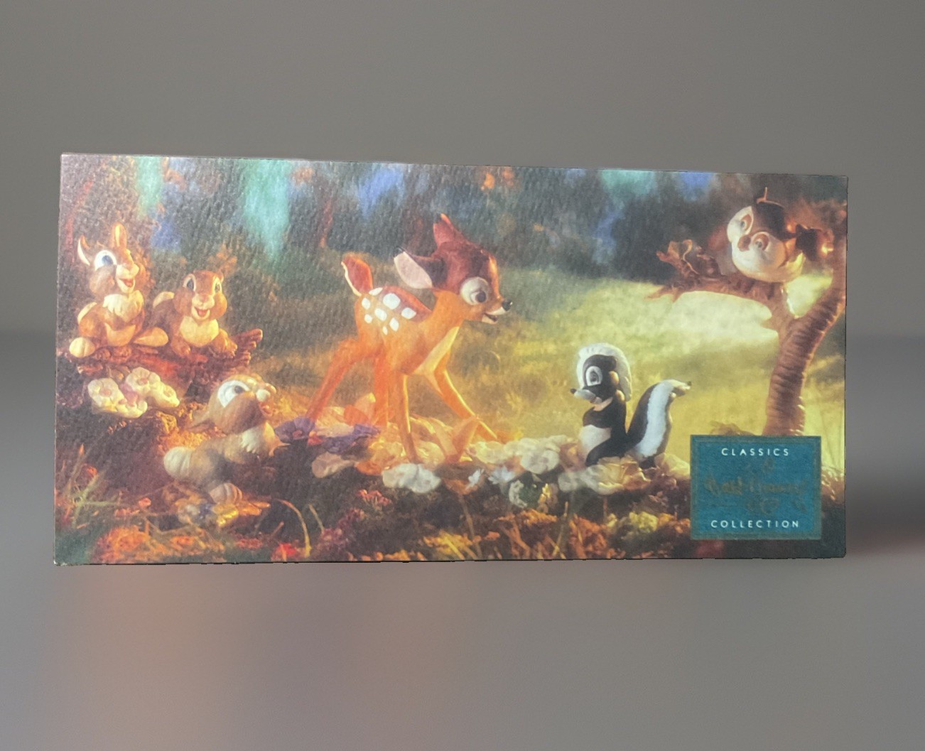 Vtg 1992 Walt Disney Promotional Postcard Animation Sculptures Bambi Thumper