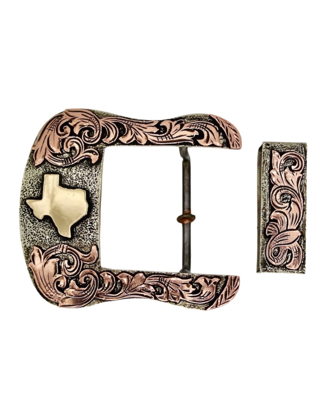 Western Ranger Belt Buckle- Texas Raymondville 2 Piece Ranger Buckle