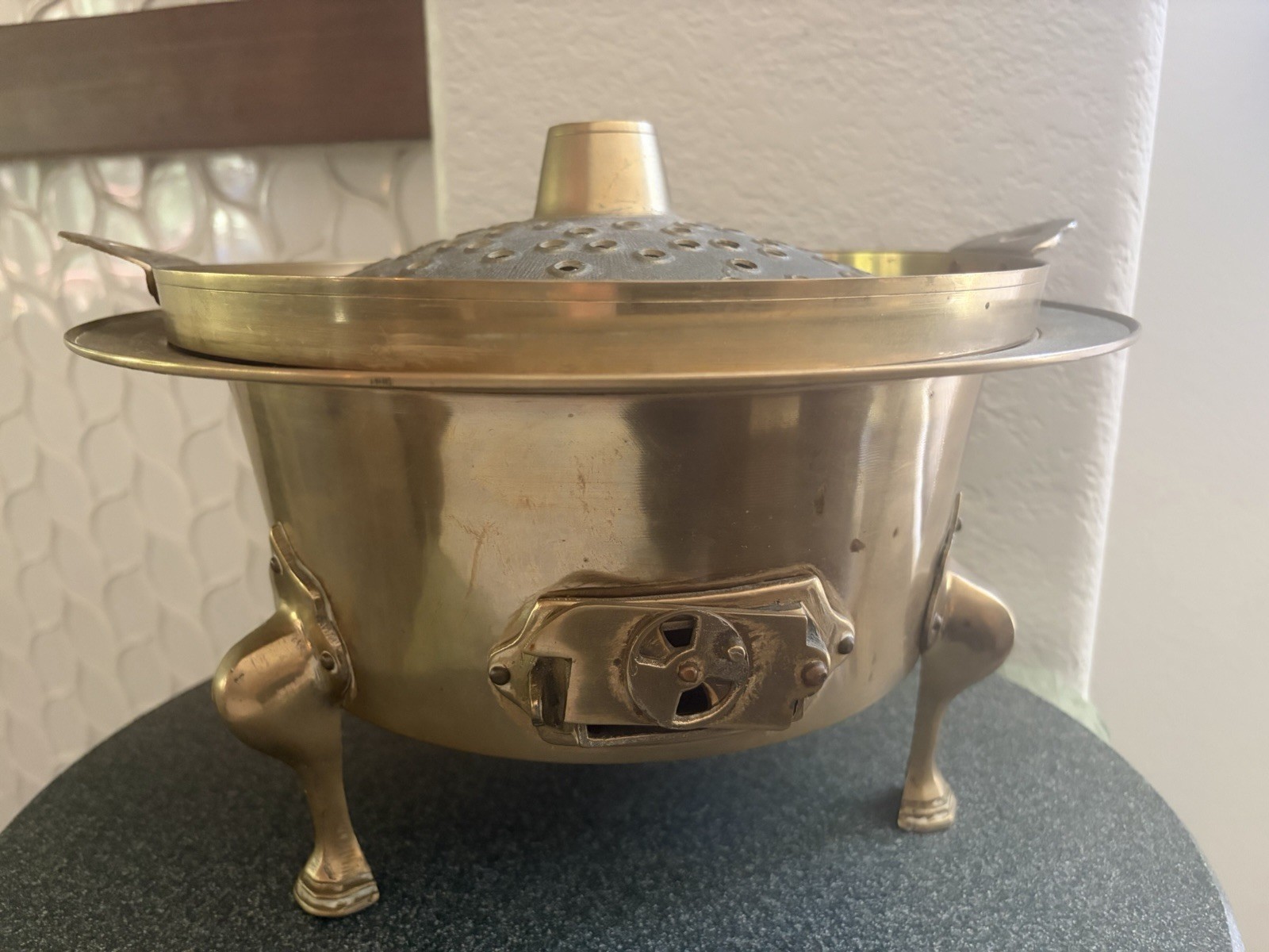 Vintage Turkish Brass Brazier