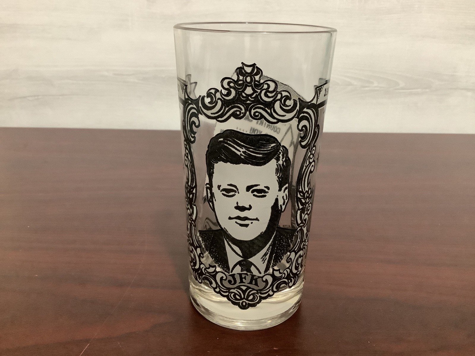 JFK Commemorative Drinking Glass \
