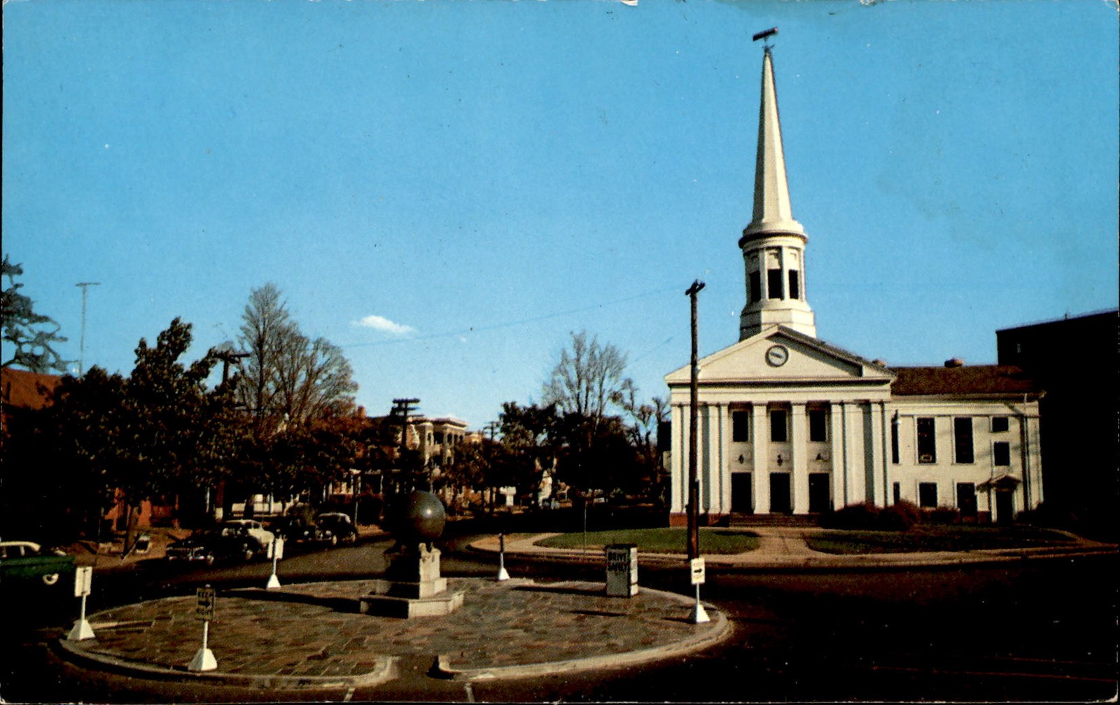 H MacArthur Square, Chicopee Falls, Massachusetts - Lt. Gen. Arthur Postcard