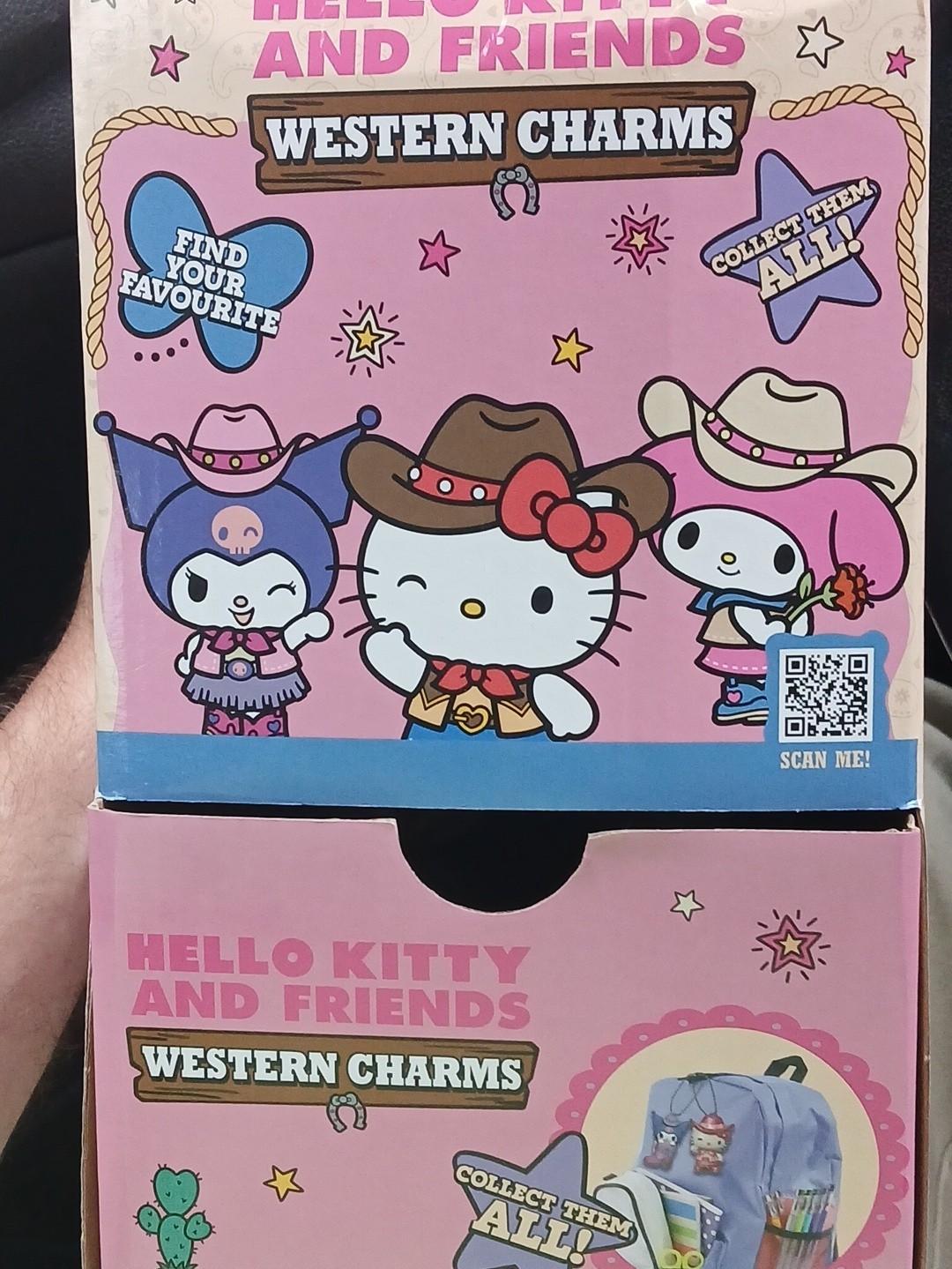 Hello Kitty Western Charms Lot Of 8 Keychain (8) Blind Balls Bbix Included