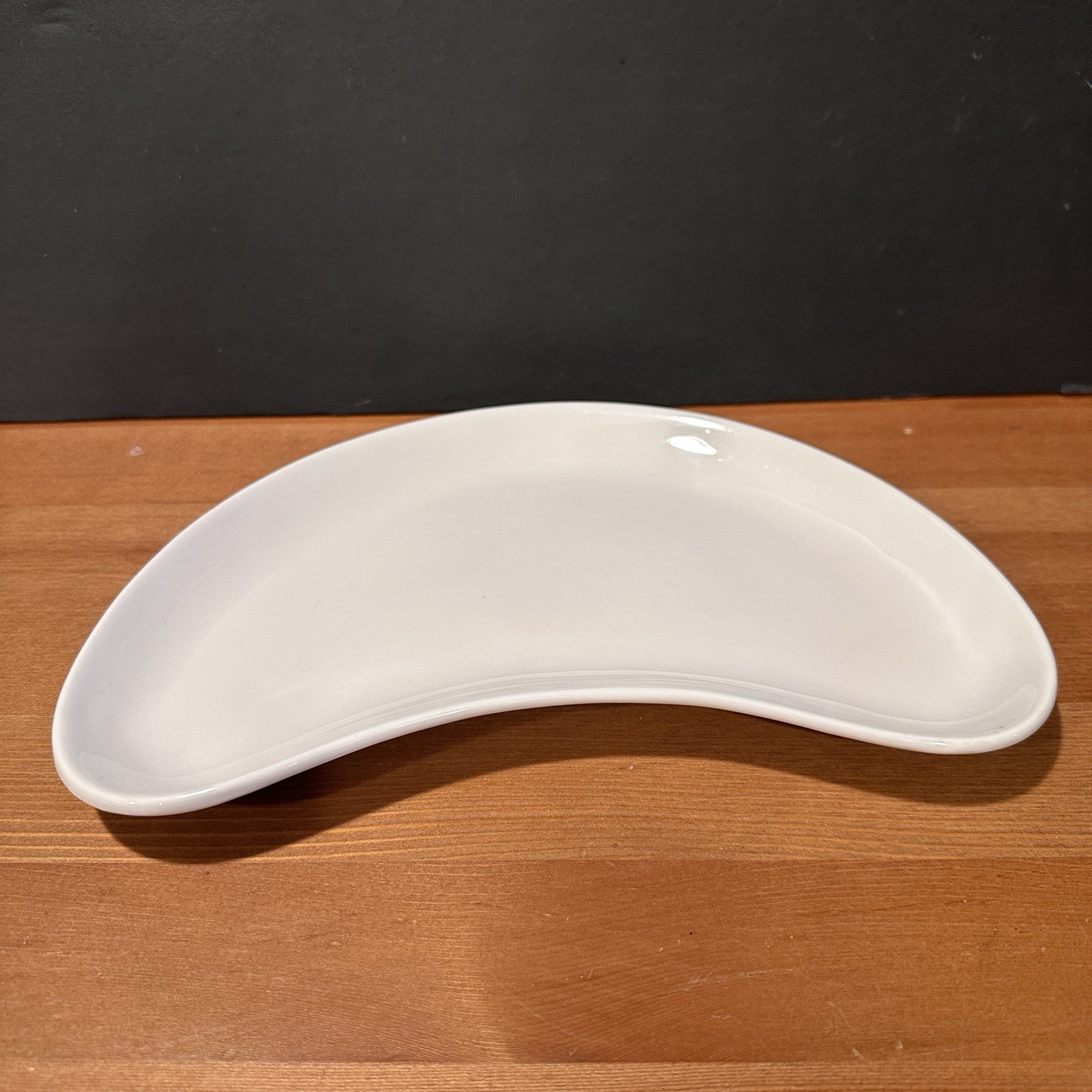 Vtg Mayer China Crescent Dish 9.75\ Vtg Mayer China Crescent Dish 9.75\