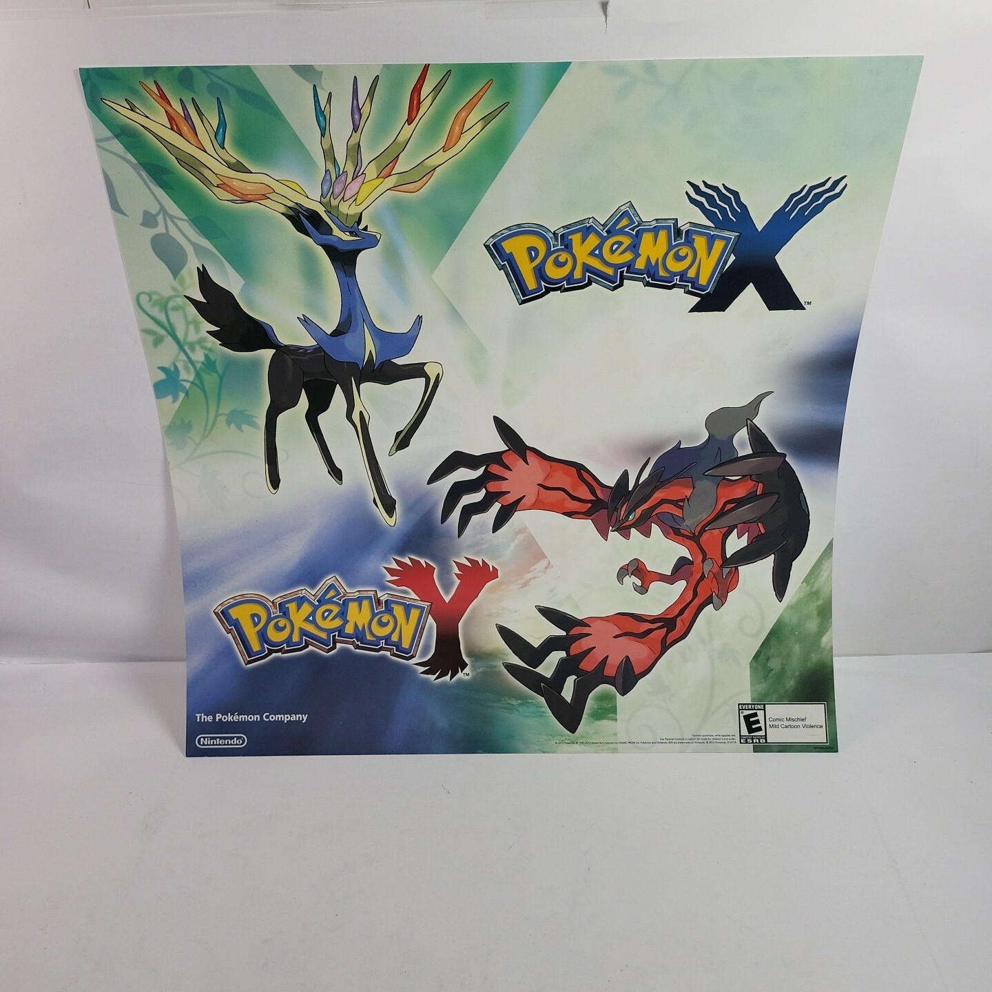Nintendo 2013 Pokemon Y Pokemon X poster