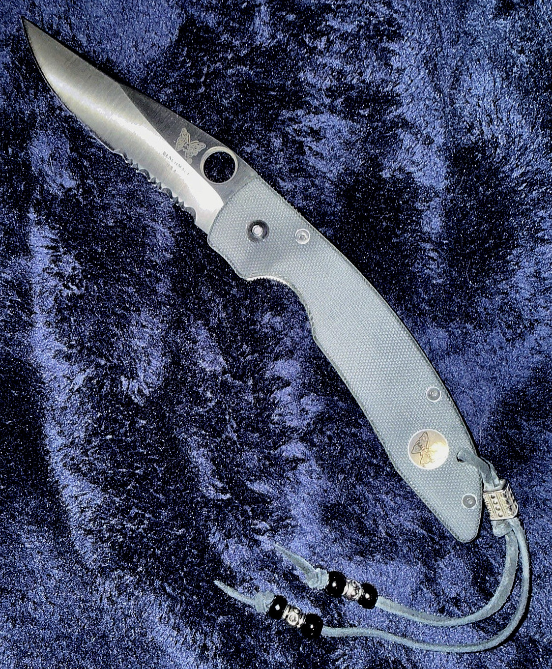 BENCHMADE 800S AFCK/Rare/Vintage/ Knife of month March 2000 ATS-34 GRAY G-10 #49