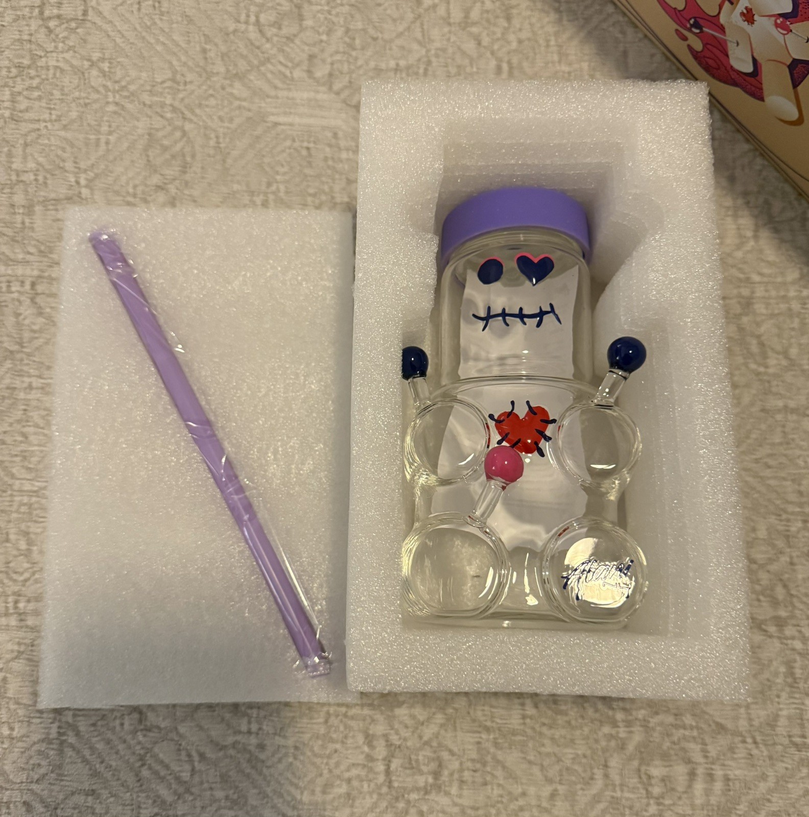 NEW in Box Alani Nu Hexie Collectible Glass Cup  - Hard To Find RARE