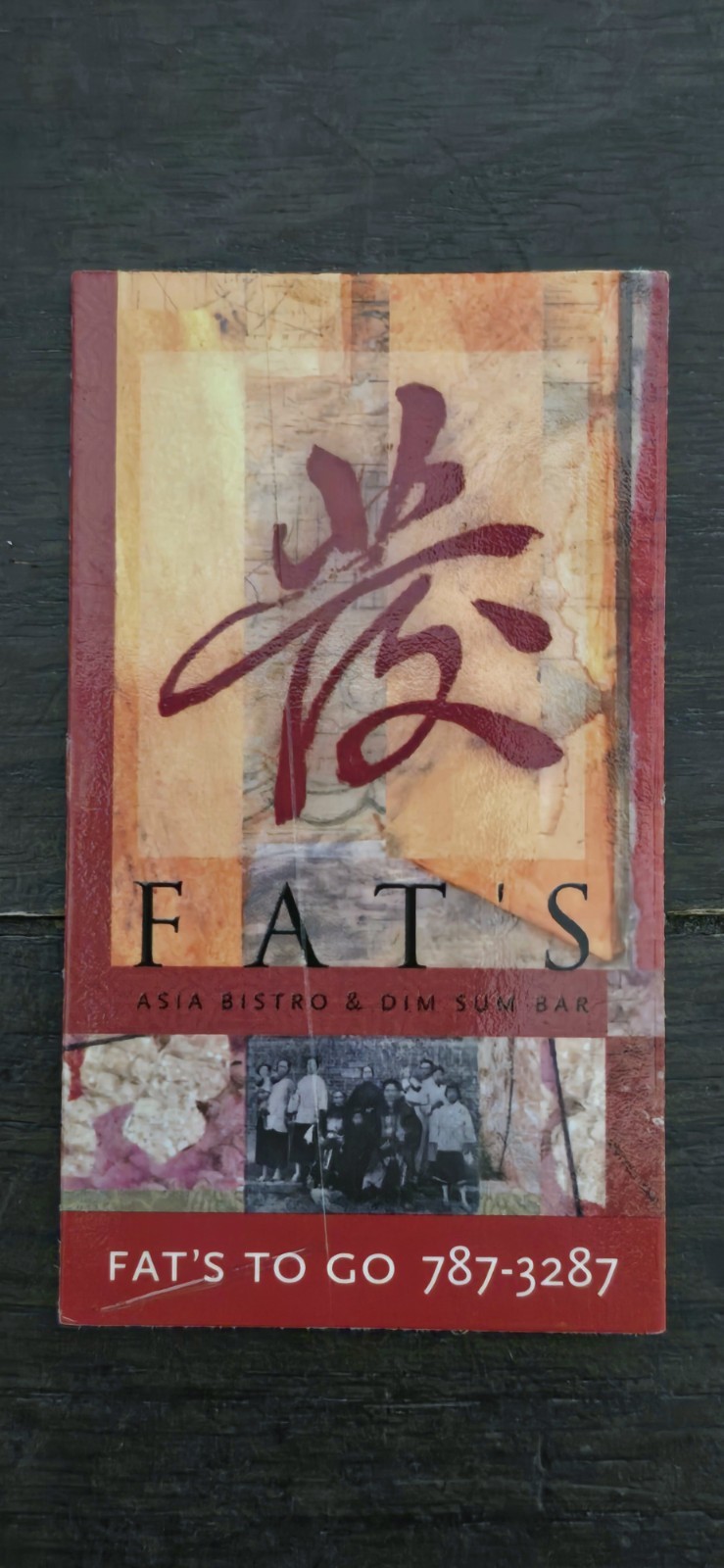 Vintage Fat's Asian Bistro Dim Sum Magnet 2000s Sacramento California Roseville