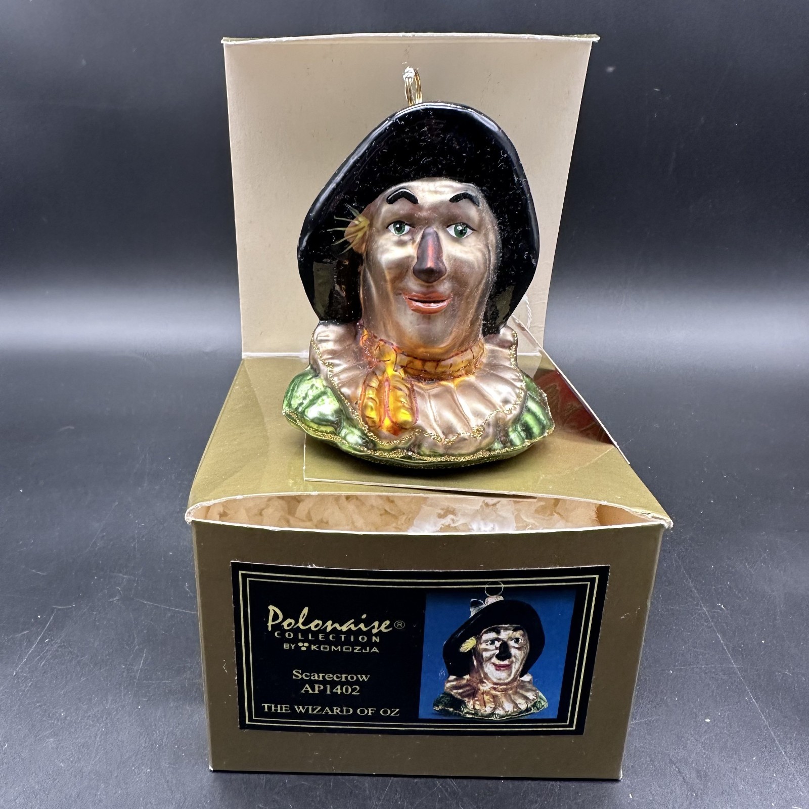 KURT ADLER POLONAISE WIZARD OF OZ COLLECTION SCARECROW ORNAMENT AP1402 3.5\