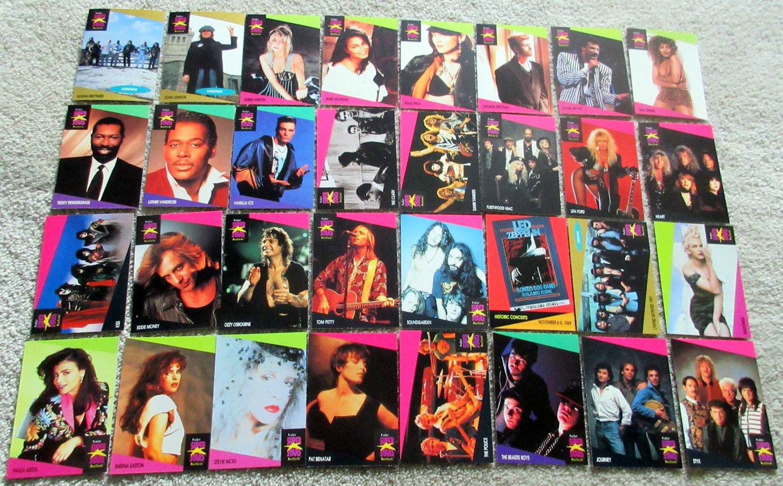 1991 Pop Rock Rap Music Cards Complete Set 340 RARE Journey Styx Pantera $$ 1991 Pop Rock Rap Music Cards Complete Set 340 RARE Journey Styx Pantera $$