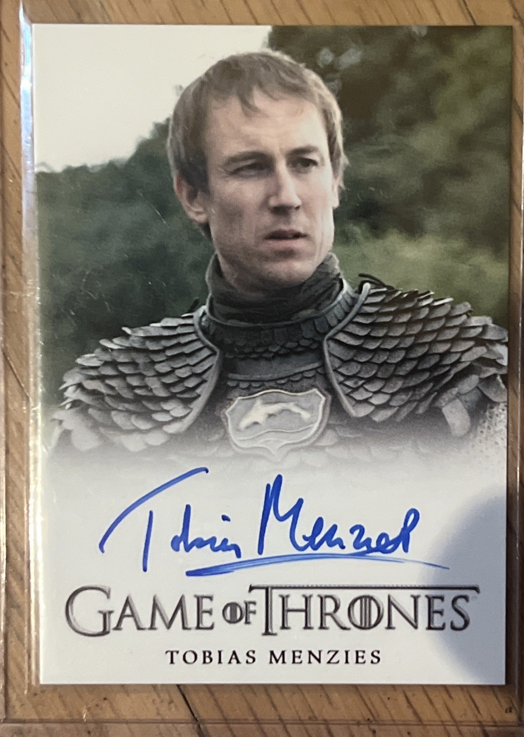 2014 Game of Thrones Season 3 AUTO AUTOGRAPH Full Tobias Menzies Edmure TuLLY