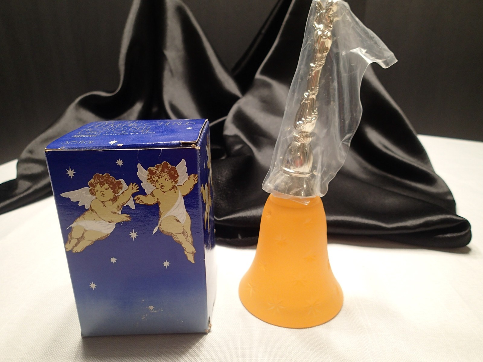 Vintage Avon Heavenly Cherub Hostess Bell Bird of Paradise Cologne 3.75 FL oz