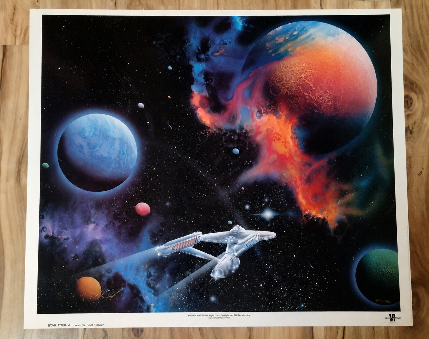 Star Trek Second Star to the Right & Straight on Till the Morning MD Ward Signed