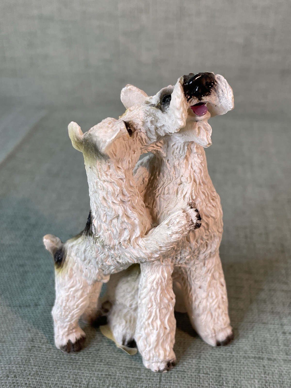 Two Schnauzer Dog Figure Figurine from Canadas Dollarama