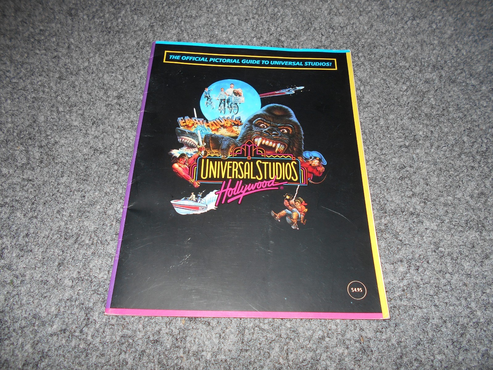 1992 VTG UNIVERSAL STUDIOS HOLLYWOOD SOUVENIR PICTORIAL GUIDE BOOK