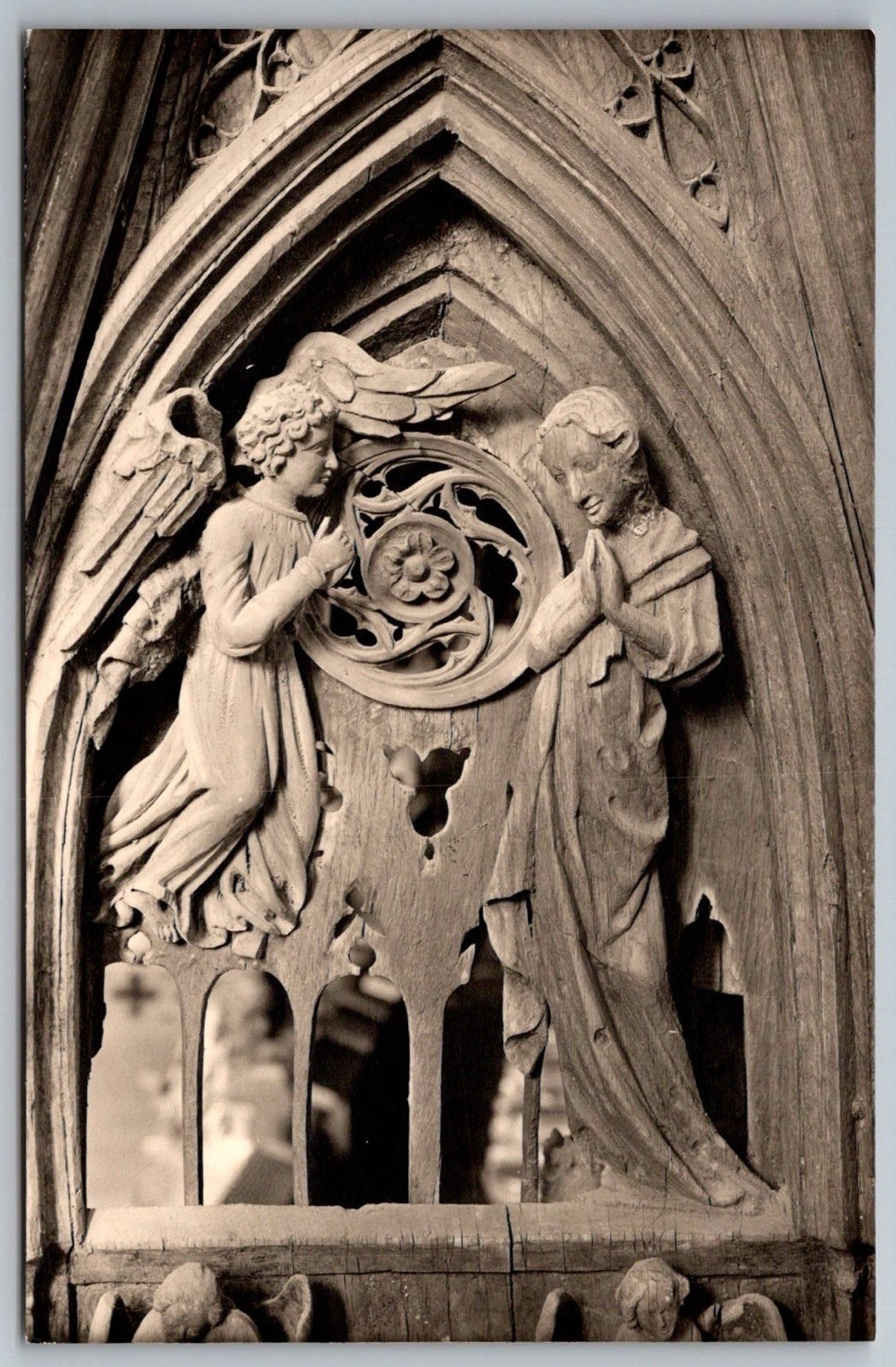 Bamberg Cathedral Angel Sculpture Gothic Architecture Germany