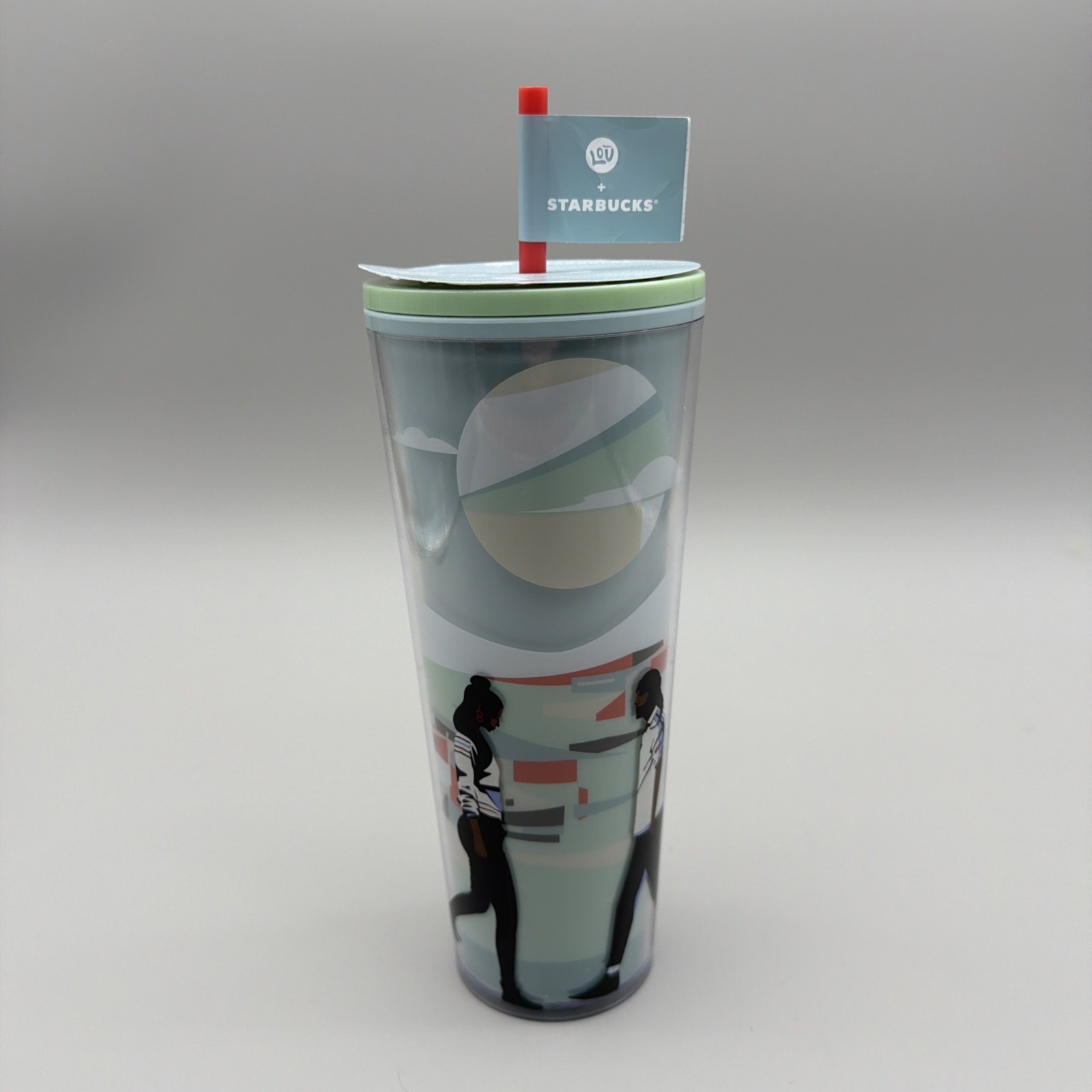 NWT Starbucks 2024 Lou Black History Month Tumbler Blue 710 ml 24 oz