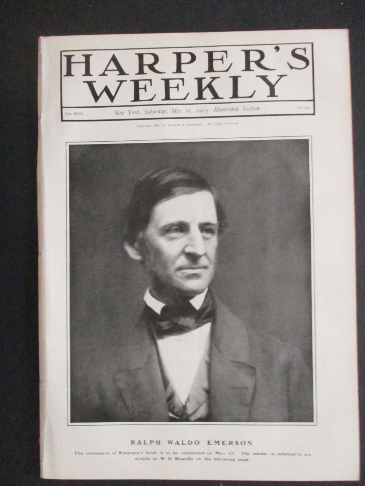 1903 RALPH WALDO EMERSON PRES. ROOSEVELT CLEVELAND ST. LOUIS WORLD\'S FAIR