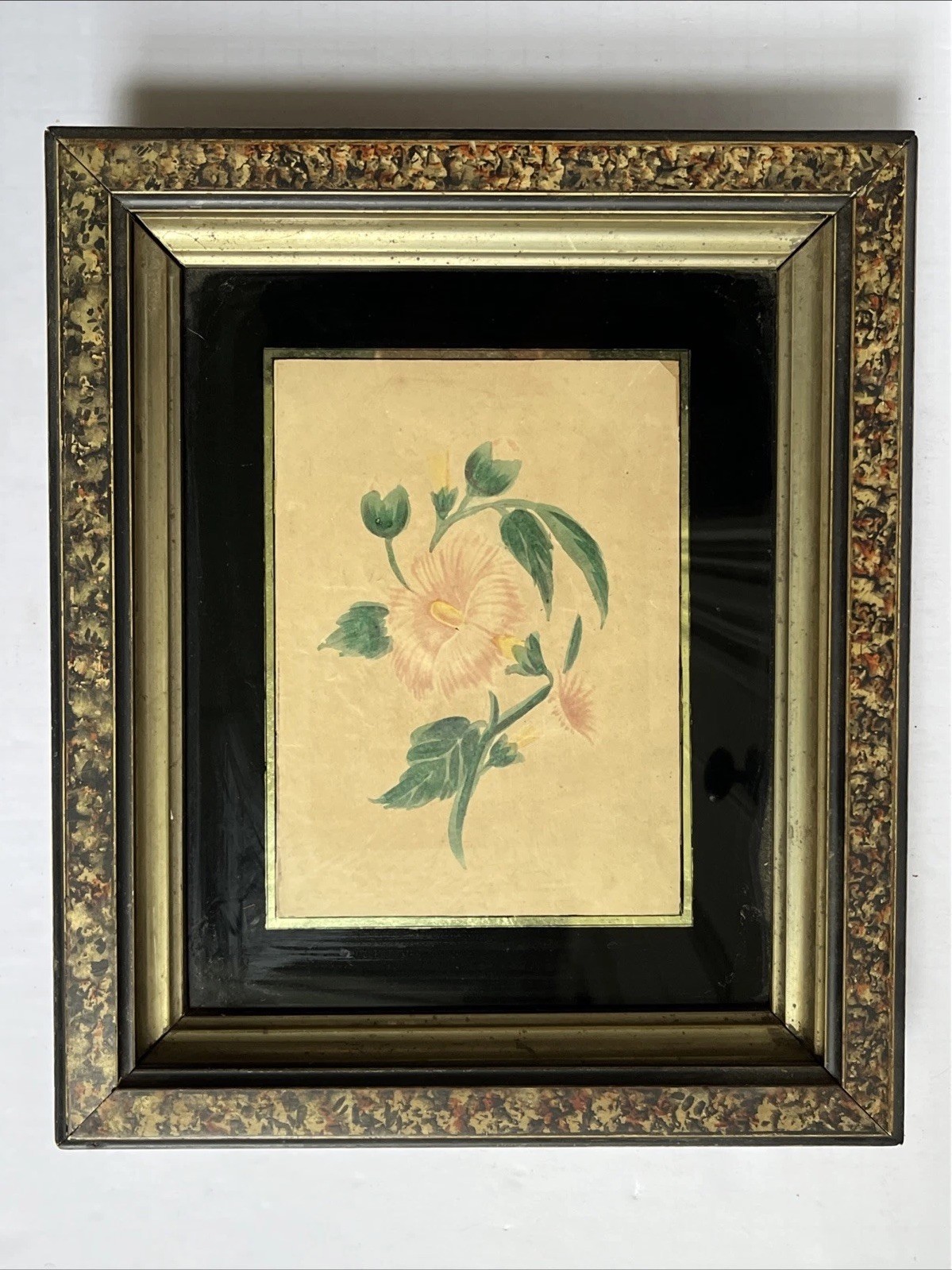 Stunning Eastlake/Aesthetic Deep Well Picture Frame Faux Paint 9 X 7.5” Stunning Eastlake/Aesthetic Deep Well Picture Frame Faux Paint 9 X 7.5”