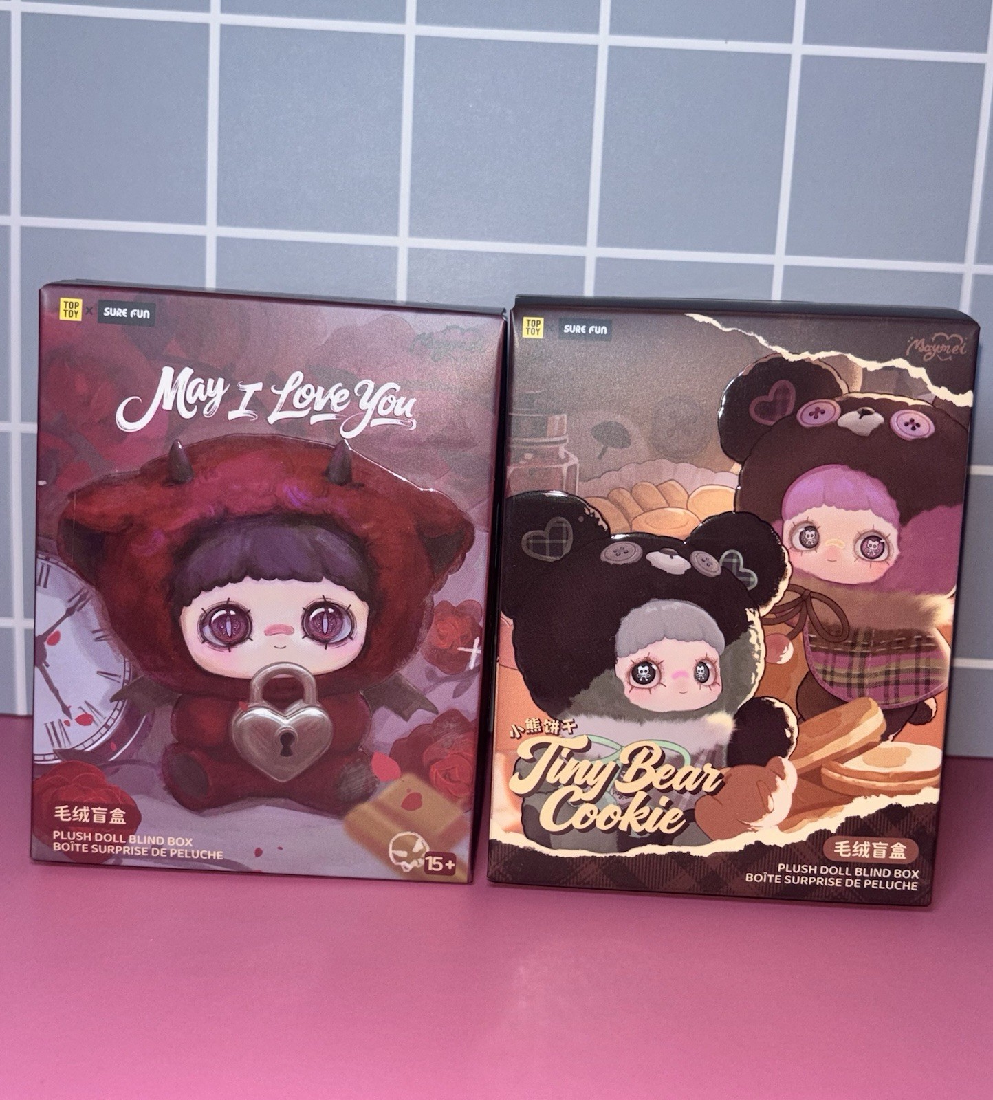 Maymei Tiny Cookie Bear + Maymei May I Love You -NEW– TWO Total (Sealed)-